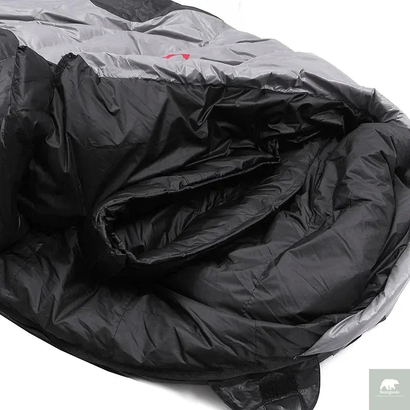 JUNGLE KING CY660 4 Seasons 3 Kinds of Thickness Camping Travel Hiking White Duck Down Feather Filled Mummy Down Sleeping Bags Beargoods