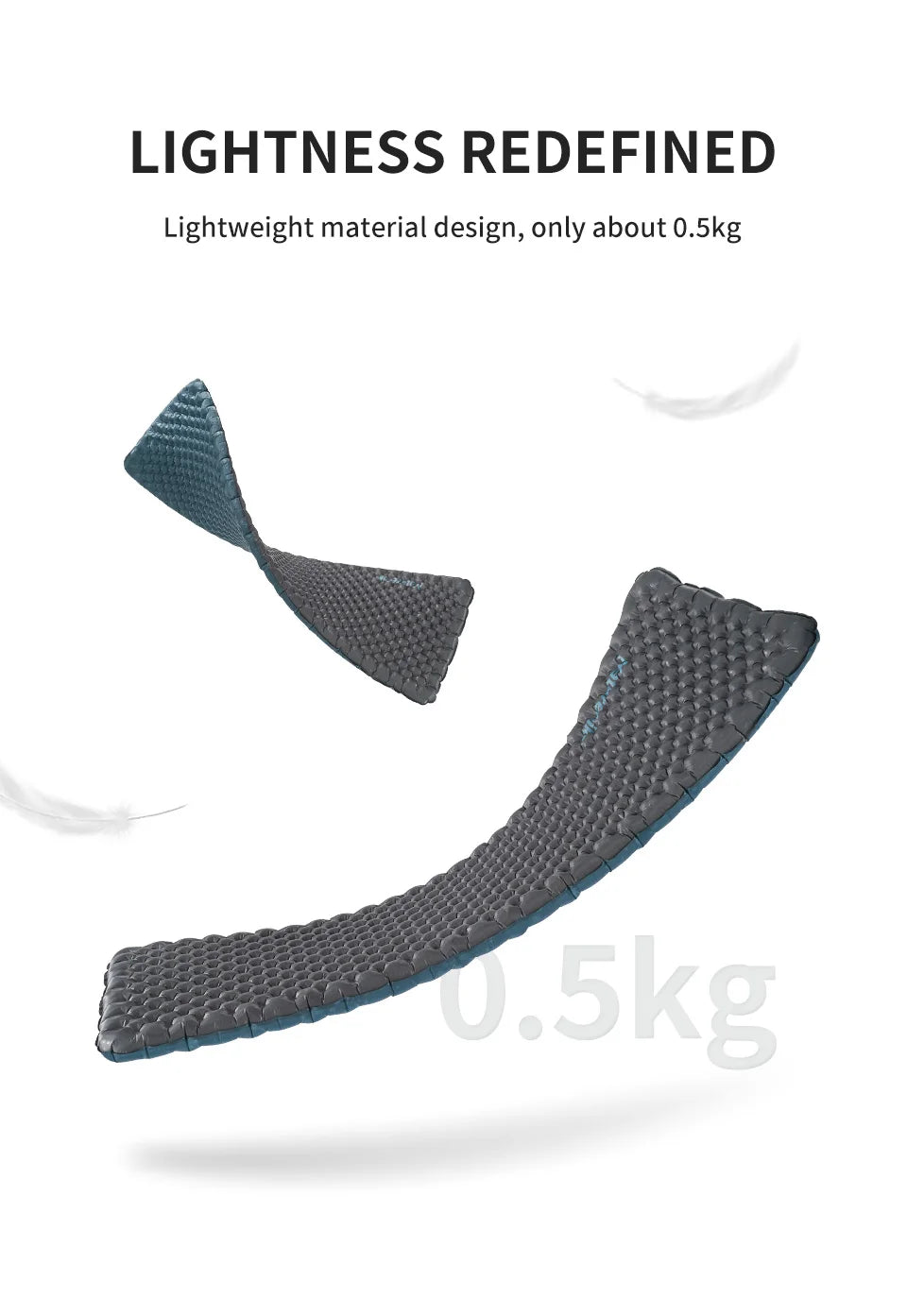 Naturehike Inflatable Camping Mat 3.5 R-Value Lightweight Sleeping Pad 20D Nylon TPU Air Mattress for Hiking Backpacking Beach Beargoods