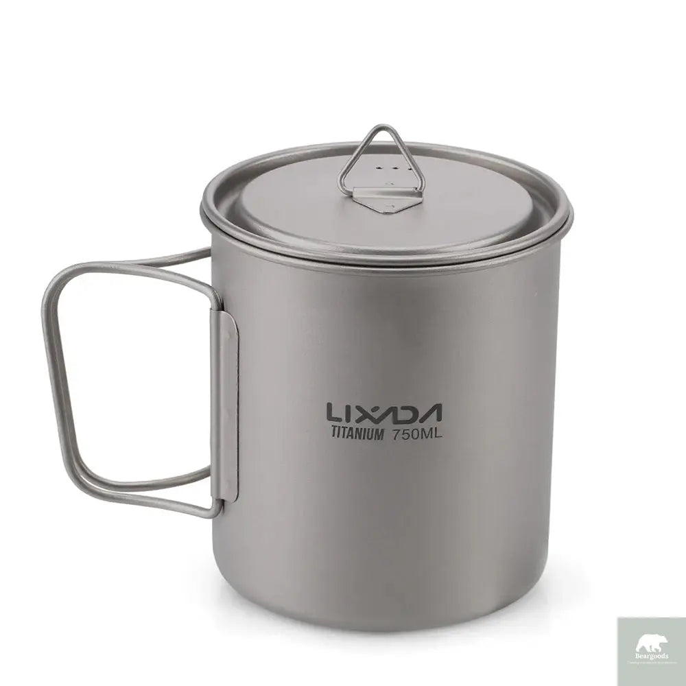 300ML/450ML/550ML/650ML/750ML Ultralight Titanium Cup Beargoods