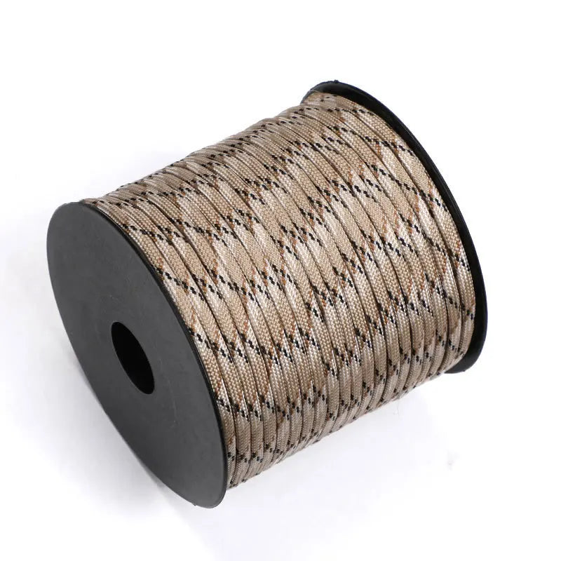 50 M 1 Roll4 Mm 7 Stand Cores Paracord for Survival Parachute Cord Lanyard Camping Climbing Camping Rope Hiking Clothesline Beargoods