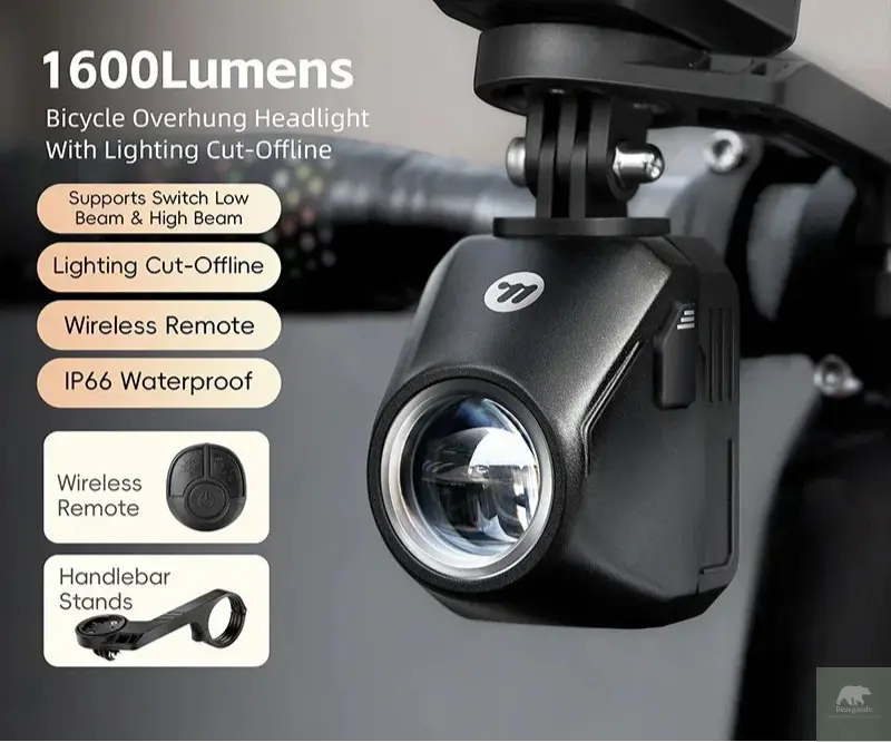 Intelligent Cycle Handlebar Headlight Beargoods