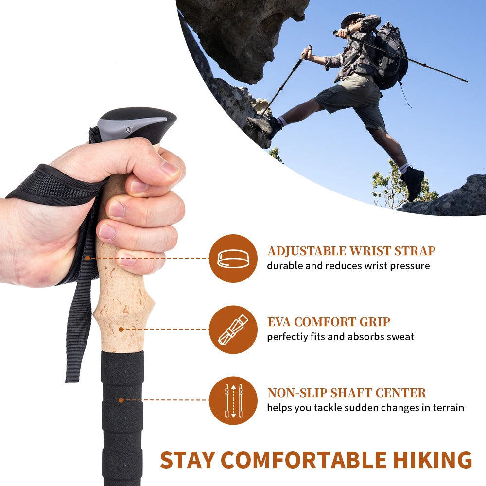 Ultralight Carbon Fibre Pole Pair Beargoods