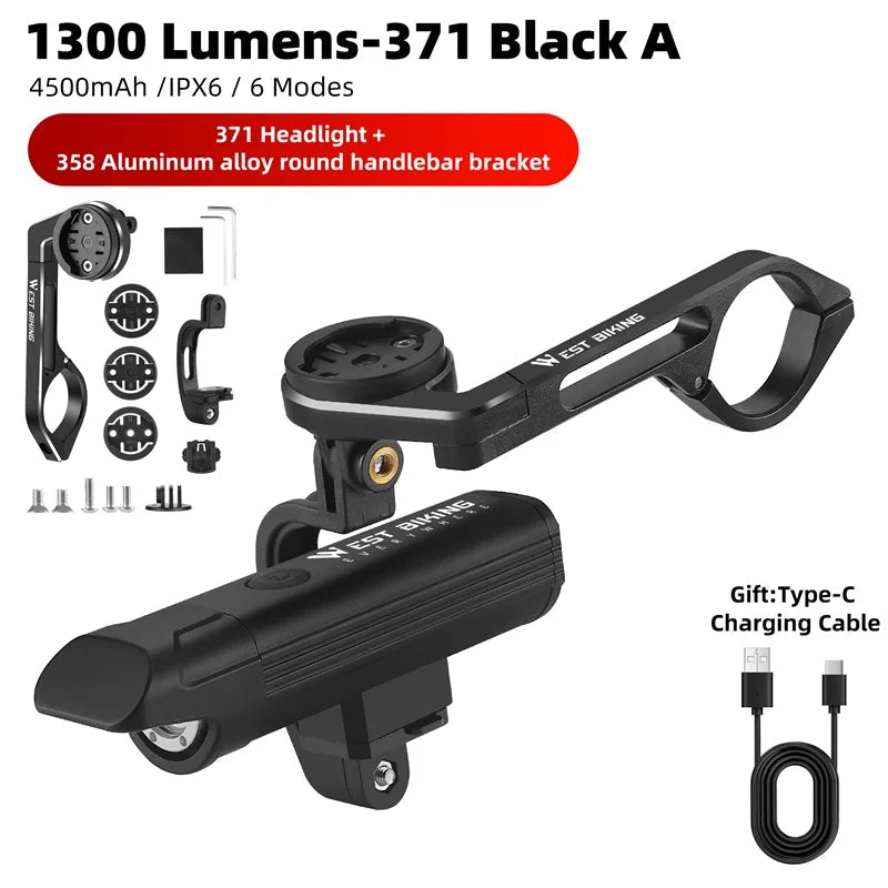 Rechargeable Bicycle Headlight Beargoods