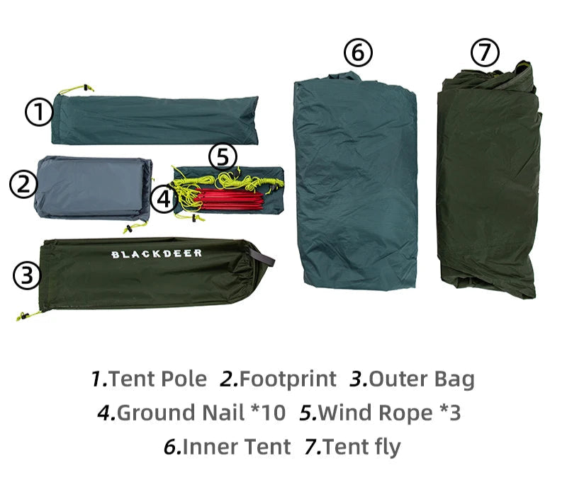 Lightweight Camping Tent Beargoods