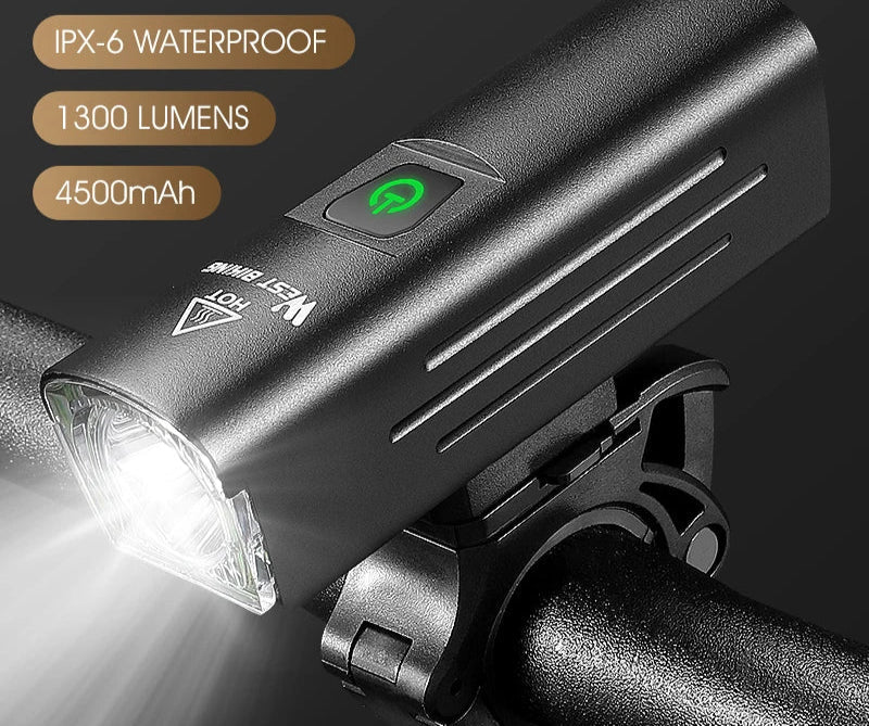 1300 Lumen Bright Eyes Bike Light Beargoods