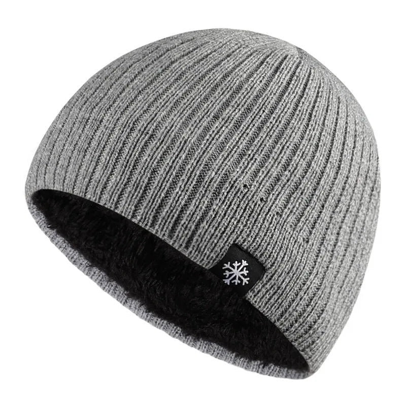 Autumn/Winter Fleece Thick Knitted Thermal Blend Hat Beargoods