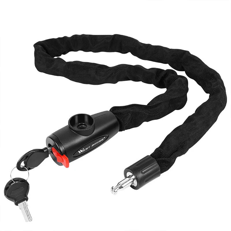 Bicycle Anti-Theft Chain Lock with 2 Keys Beargoods