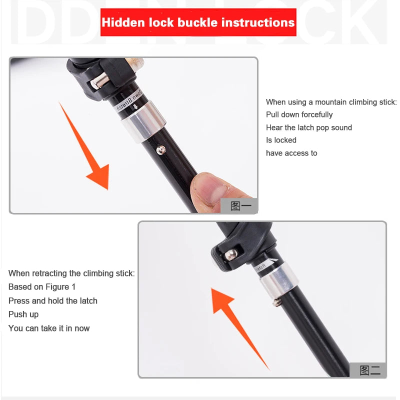 Carbon Fibre Trekking Poles Beargoods