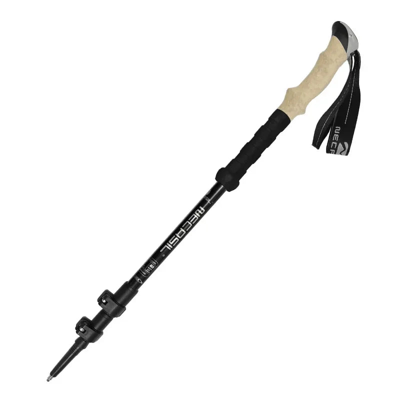 2PCS Trekking Poles Walking Sticks Alpenstock Telescopic Ultralight Premium Adjustable with Quick Lock Hiking Cane Beargoods
