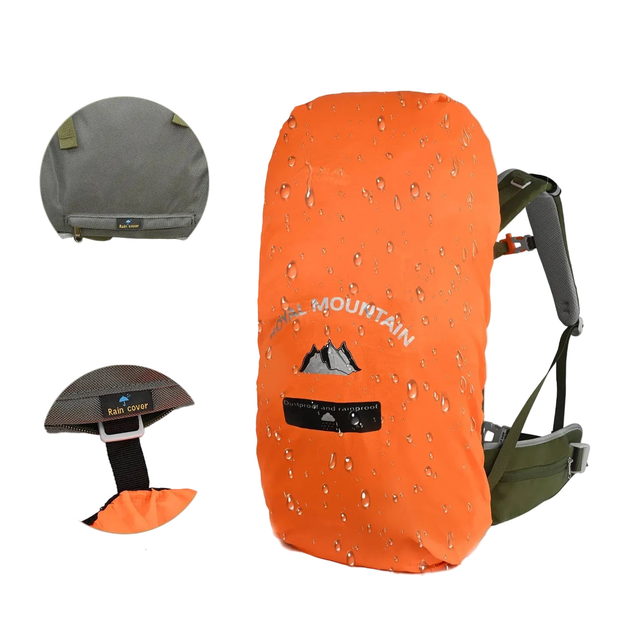 50L Hiking Backpack, Water-Resistant Nylon Bag, Large-Capacity Dual-Shoulder Bag for Trekking, Sports, and Functional Outdoor Beargoods