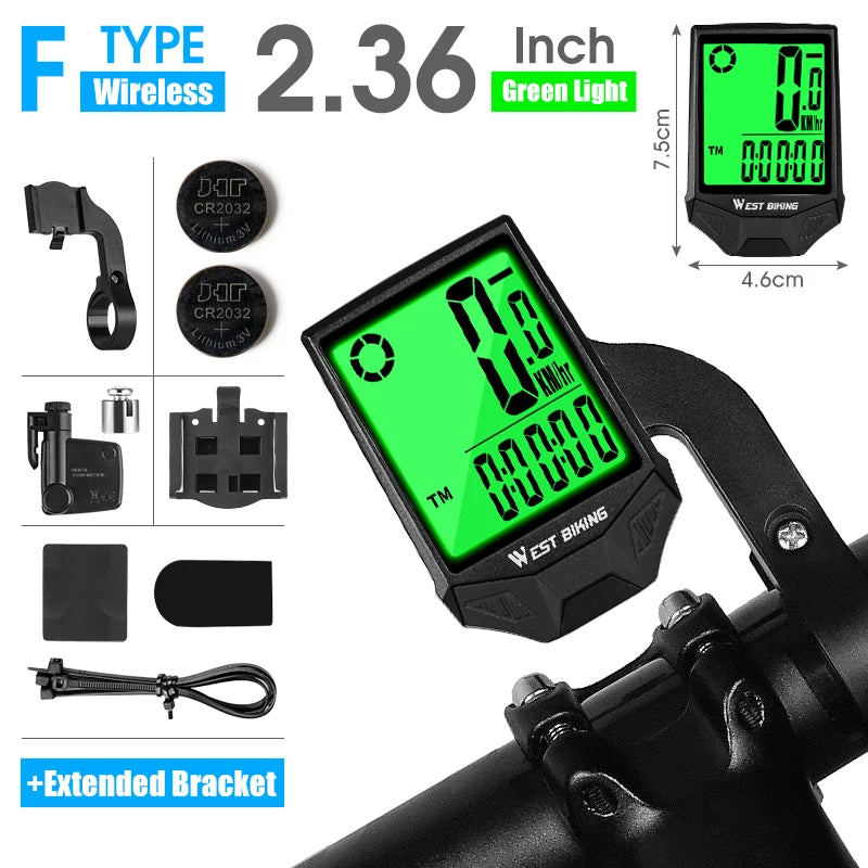 Waterproof Wireless Bicycle Computer Beargoods
