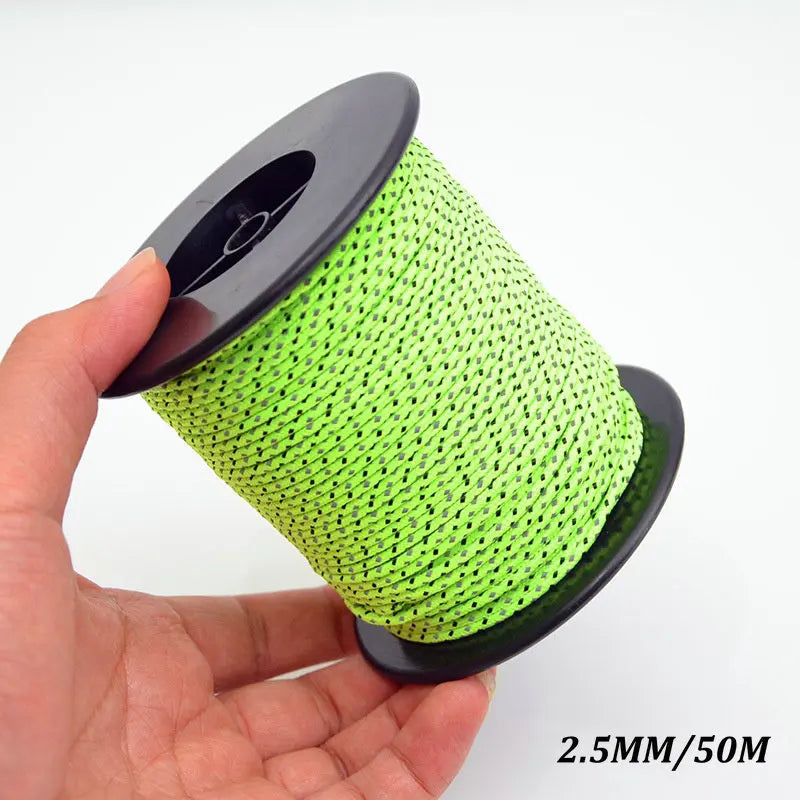 5M/10M/20M/50M Reflective Nylon Tent Rope Beargoods