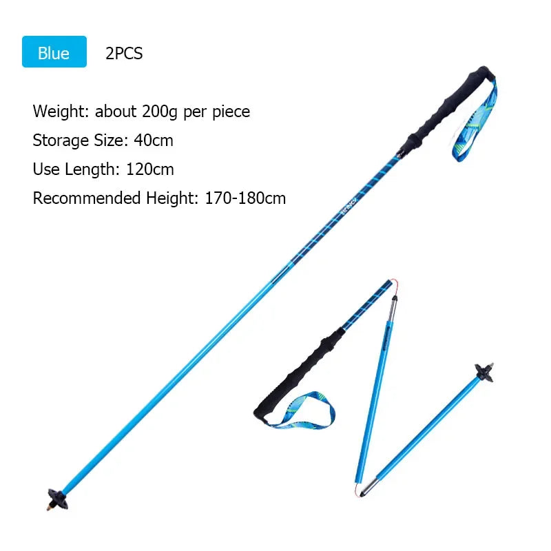 Lightweight Folding Quick Lock Trekking Pole Beargoods