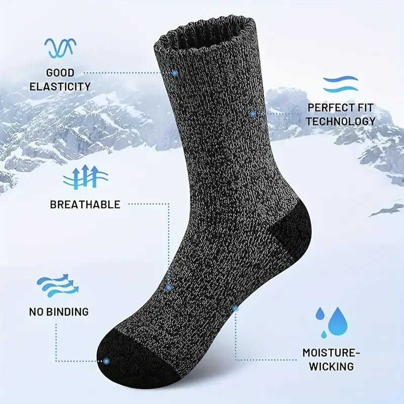 SummitGround Merino Wool Hiking Socks – 5 Pairs Beargoods