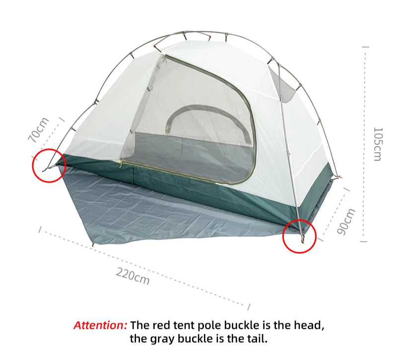 Lightweight Camping Tent Beargoods