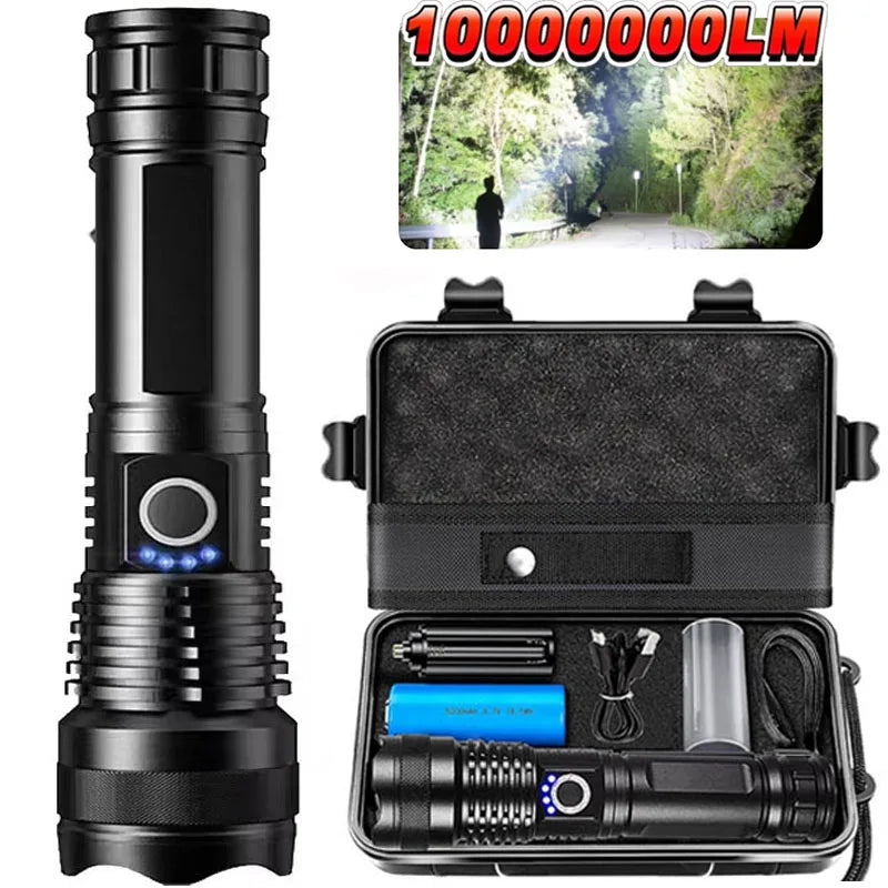 High Power Rechargeable LED Tactical Flashlight Beargoods