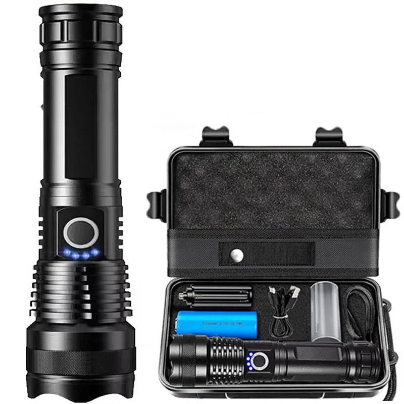High Power Rechargeable LED Tactical Flashlight Beargoods