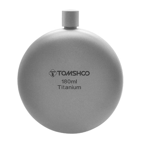 150ml/180ml Titanium Flask with Funnel Camping Hiking Backpacking Travel Picnic Beargoods