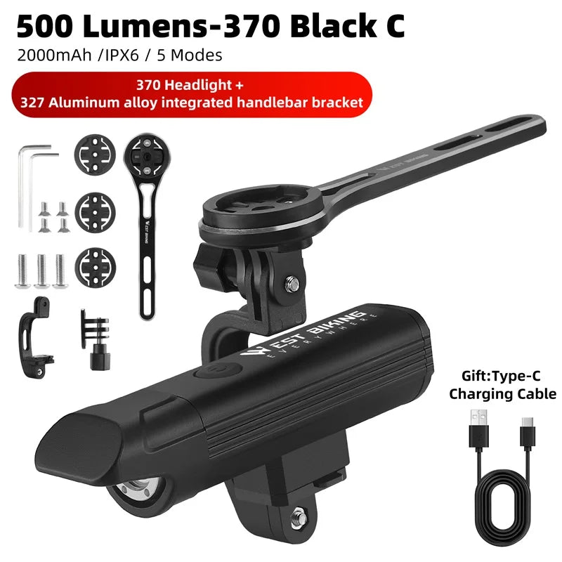 Rechargeable Bicycle Headlight Beargoods