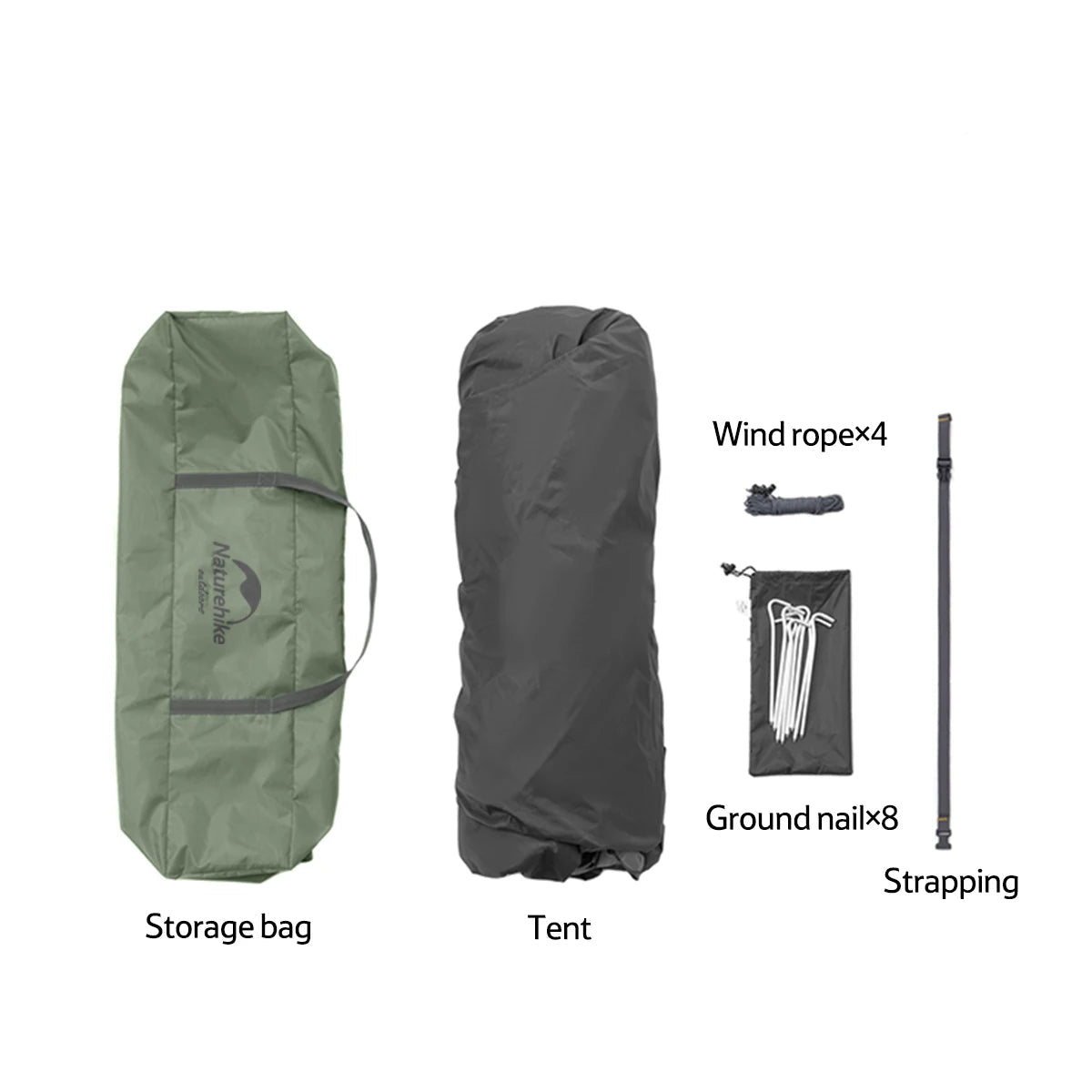 Naturehike One-touch Tent 3-4 Person Travel Family Sun Shelter Portable Automatic Fishing Tent Outdoor Picnic Camping Tent Beargoods