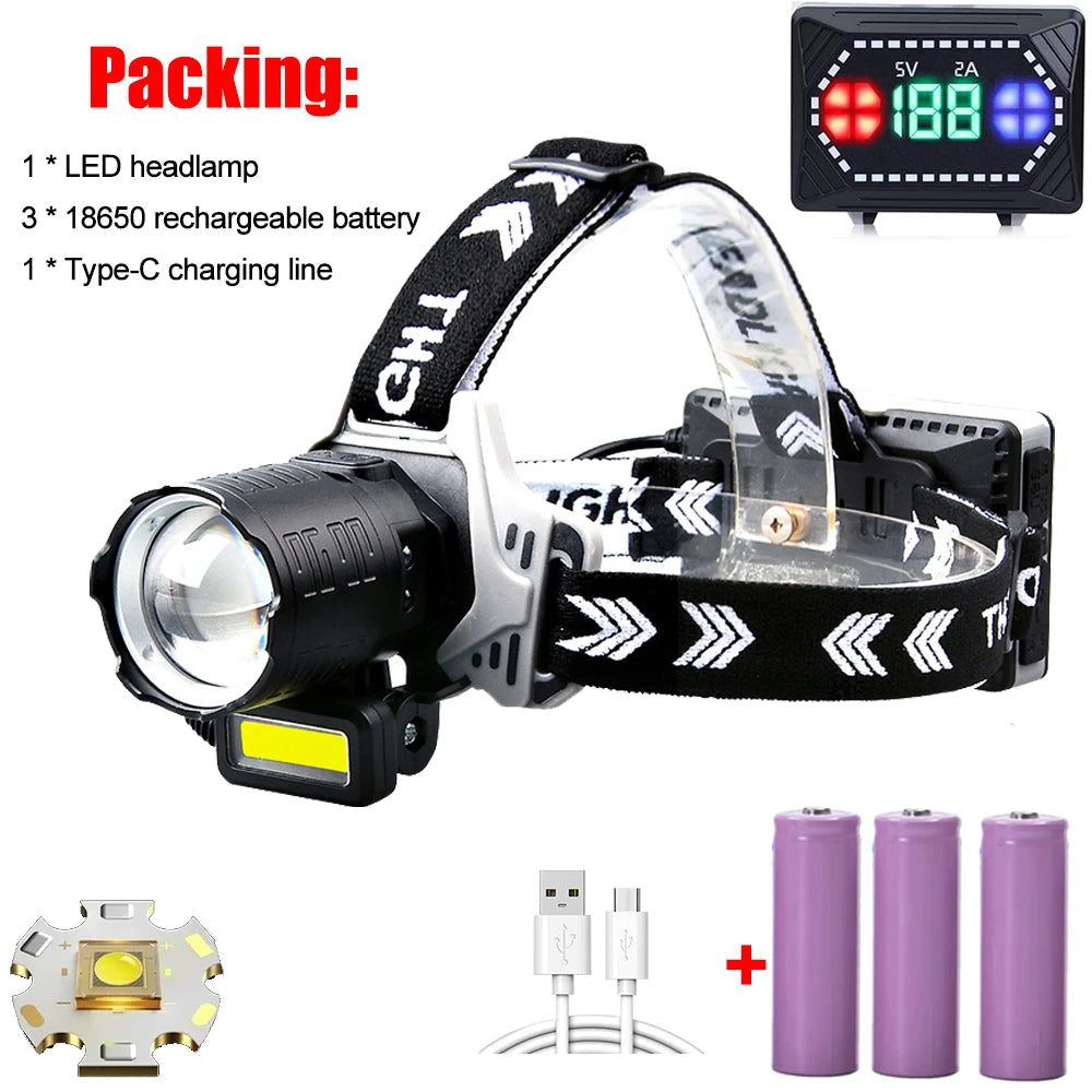 Super Bright White LED Headlamp with Motion Sensor Beargoods