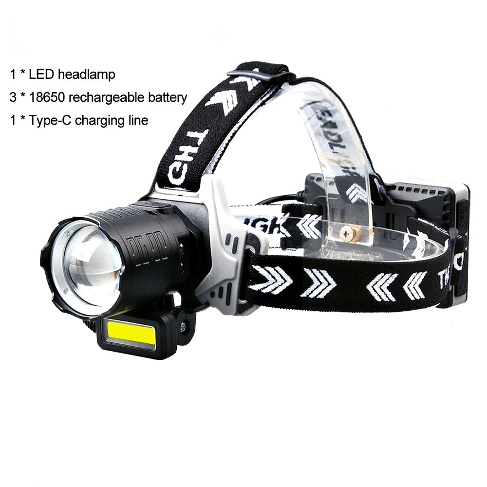 Super Bright White LED Headlamp with Motion Sensor Beargoods