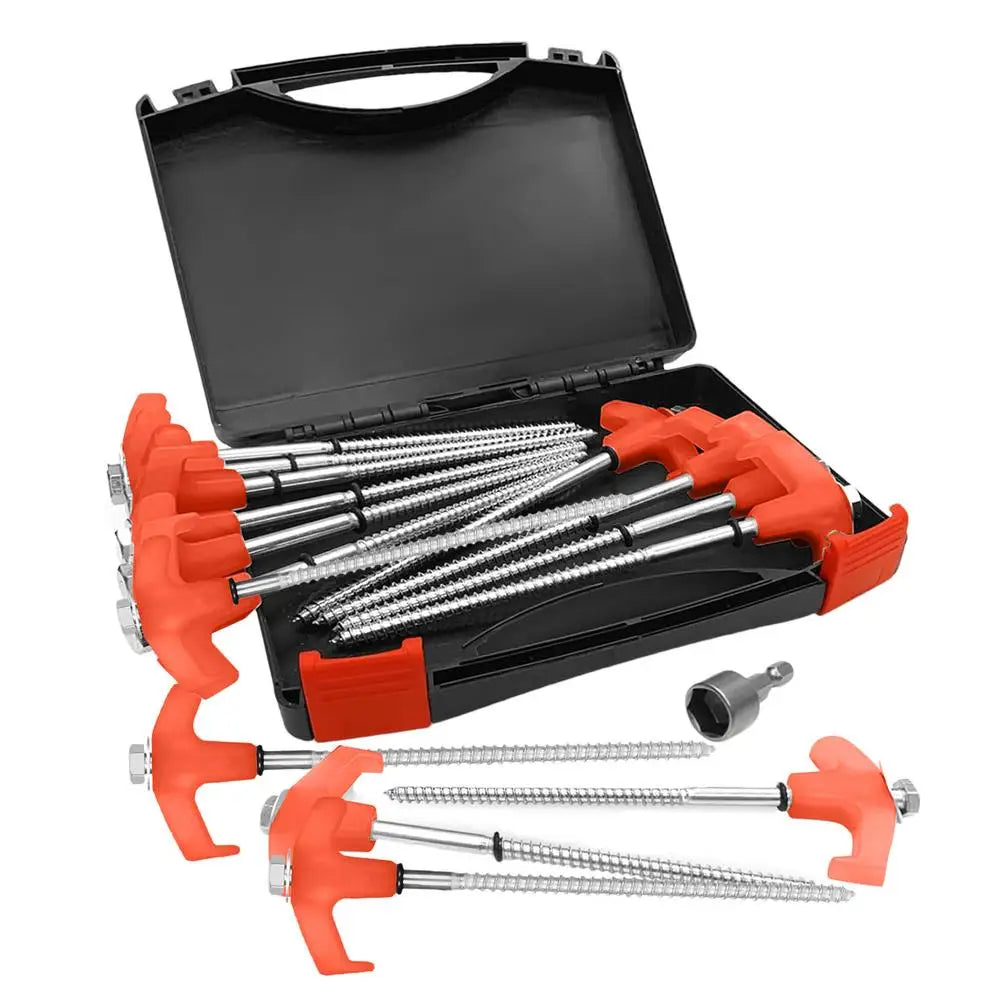 Screw in Tent Stakes 15pcs Beargoods