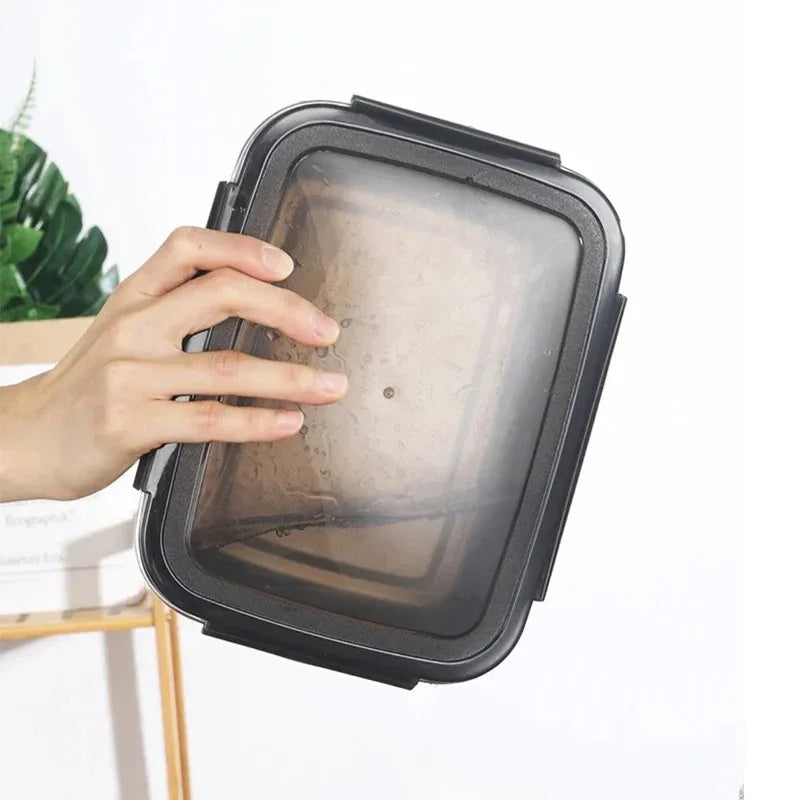 1x 304 Stainless Steel Lunch Bento Box Family Refrigerator Food Storage Containers Portable Outdoor Lunch Boxes Beargoods