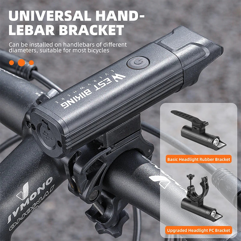 Rechargeable Bicycle Headlight Beargoods