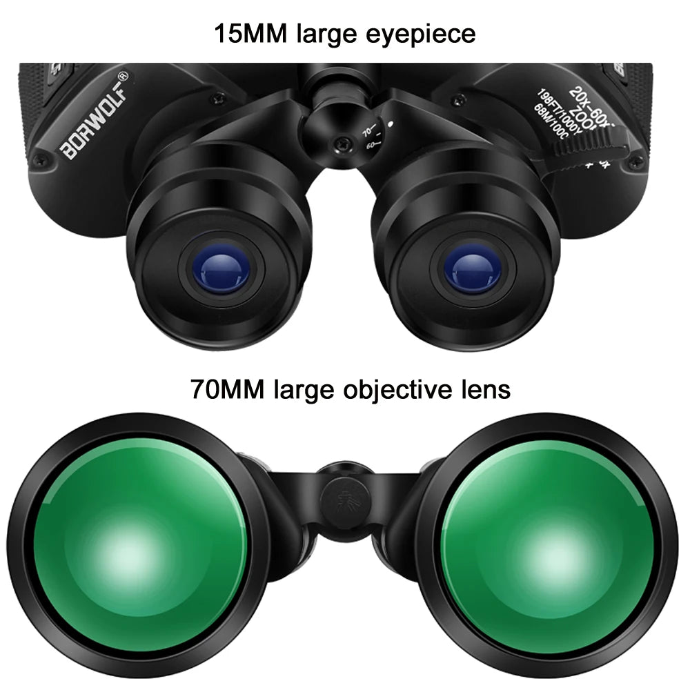 20-60X70 High Magnification Binoculars - Long Range Zoom Beargoods