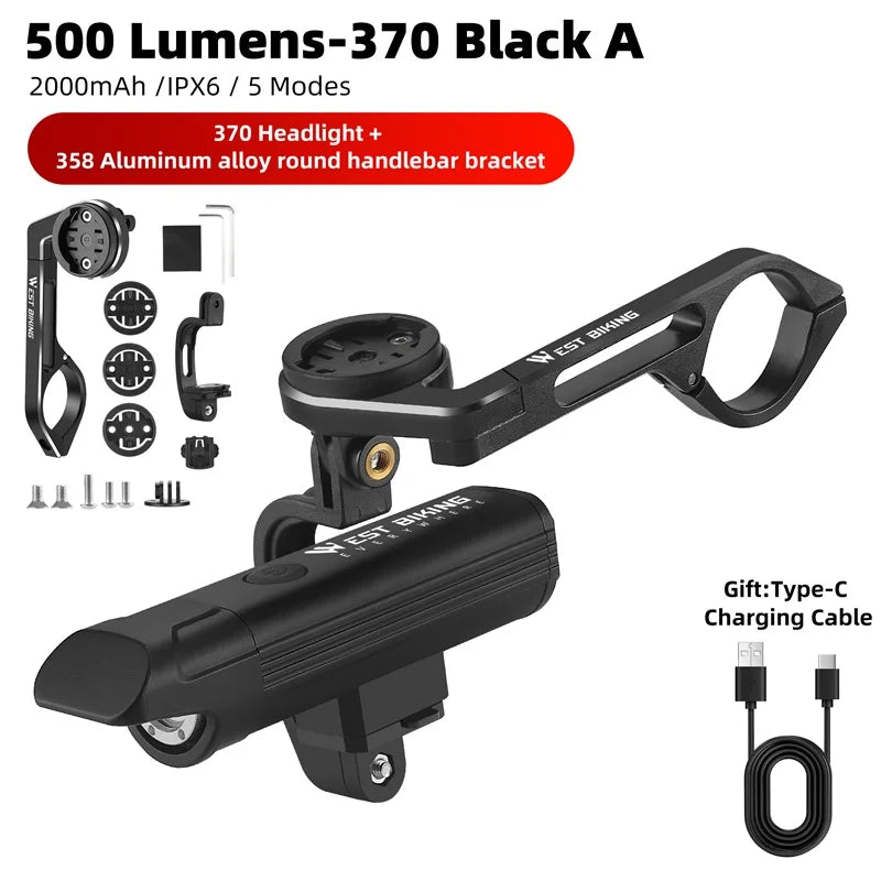 Rechargeable Bicycle Headlight Beargoods