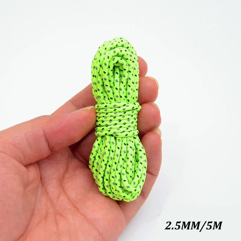 5M/10M/20M/50M Reflective Nylon Tent Rope Beargoods