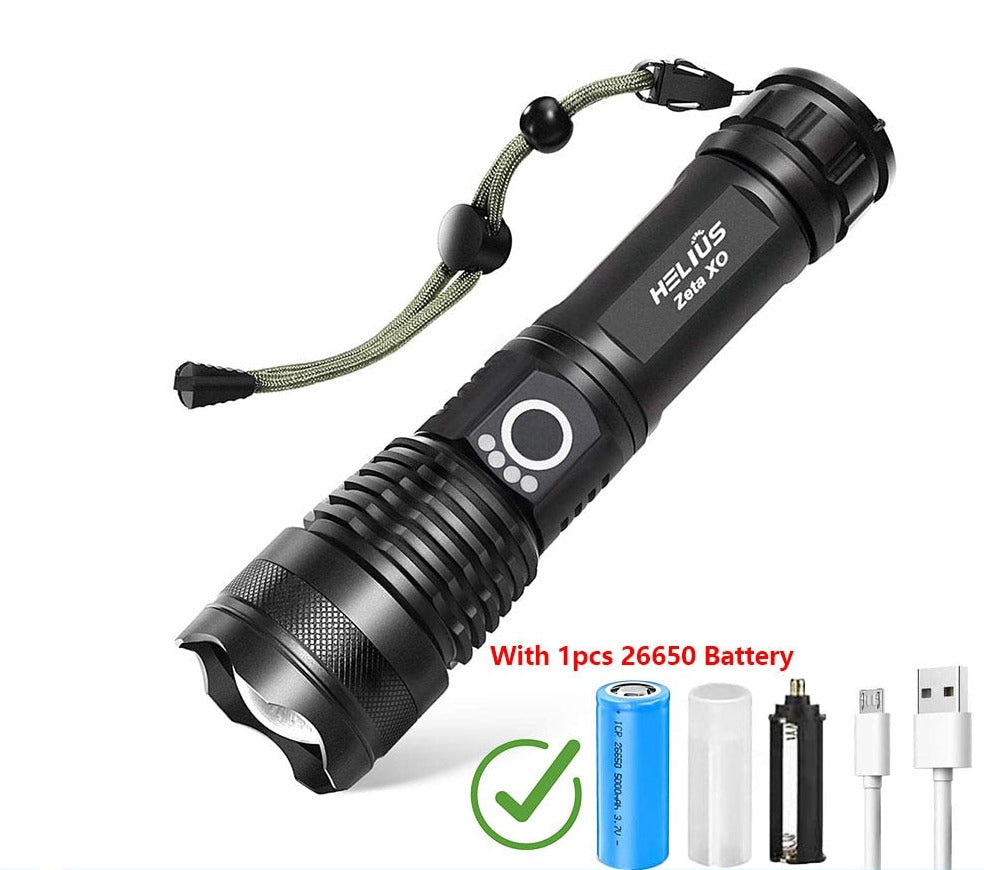 High Power Rechargeable Led Flashlight - Beargoods