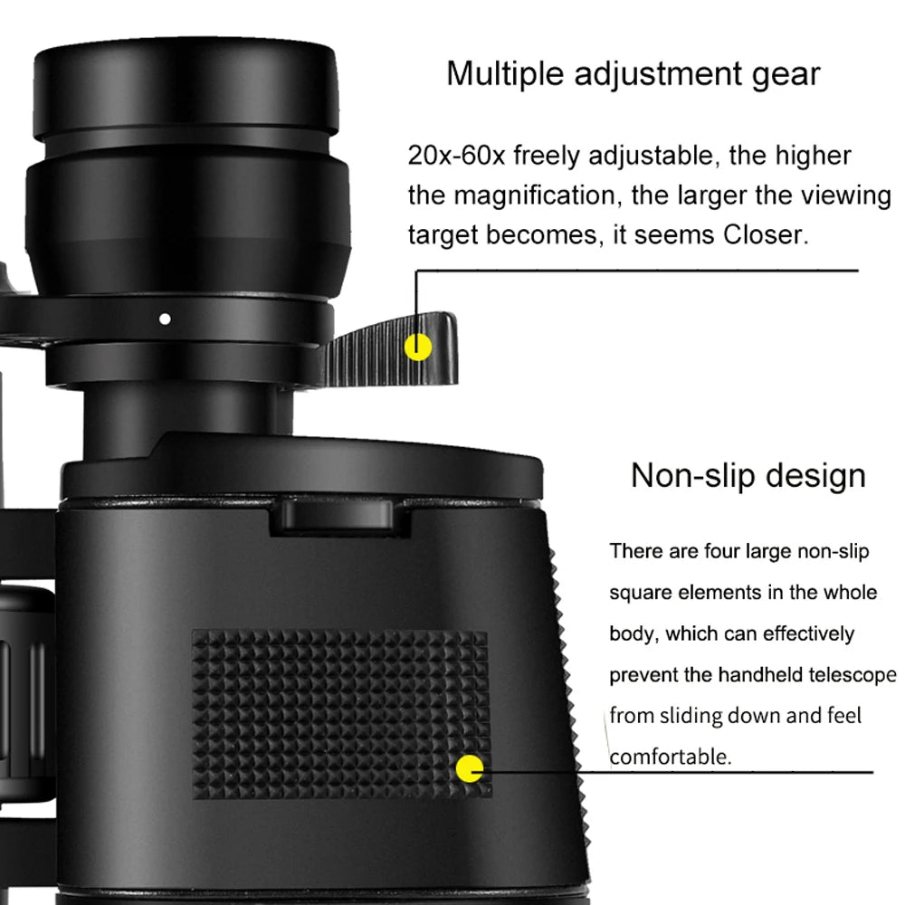 20-60X70 High Magnification Binoculars - Long Range Zoom Beargoods
