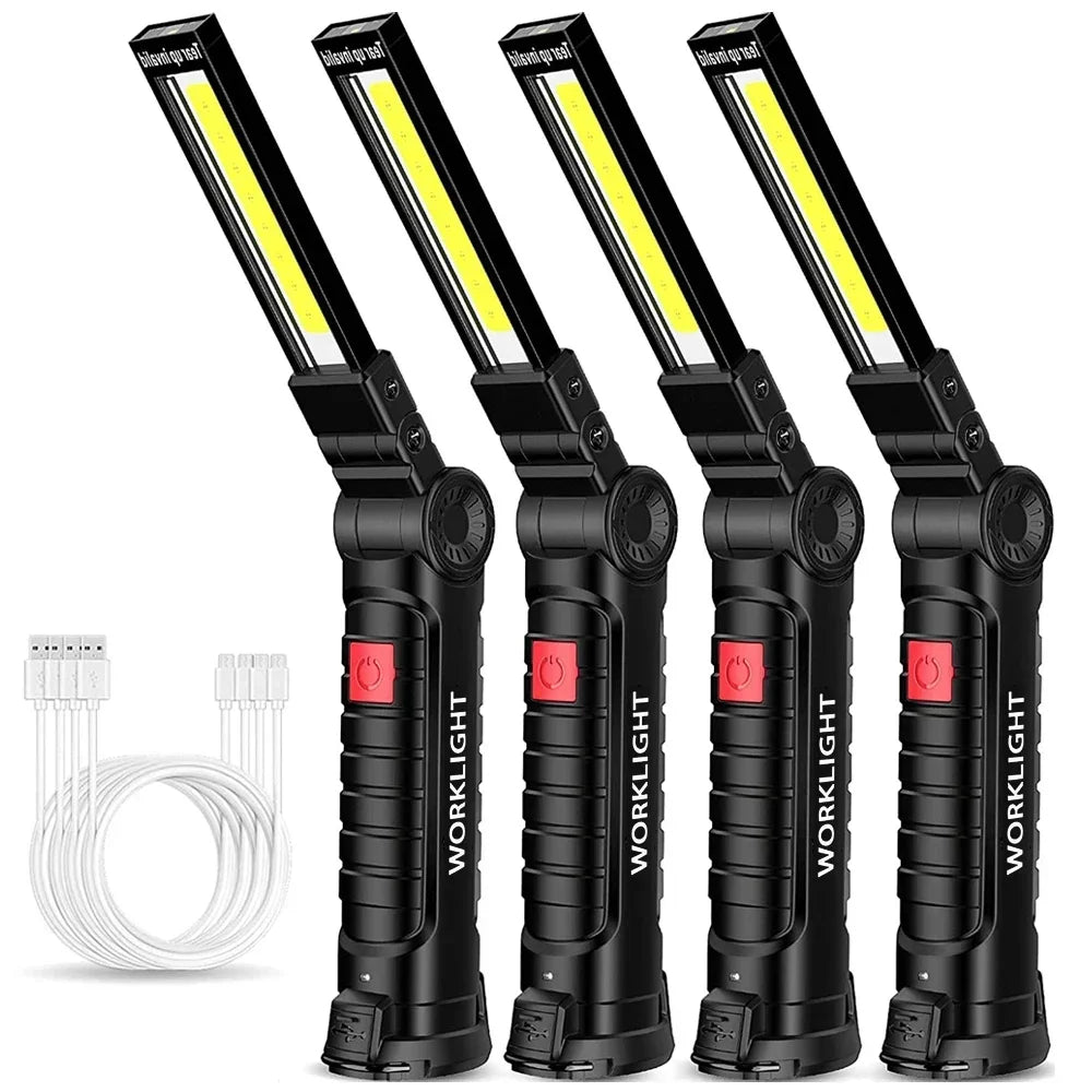 Portable COB LED Flashlight USB Rechargeable Beargoods