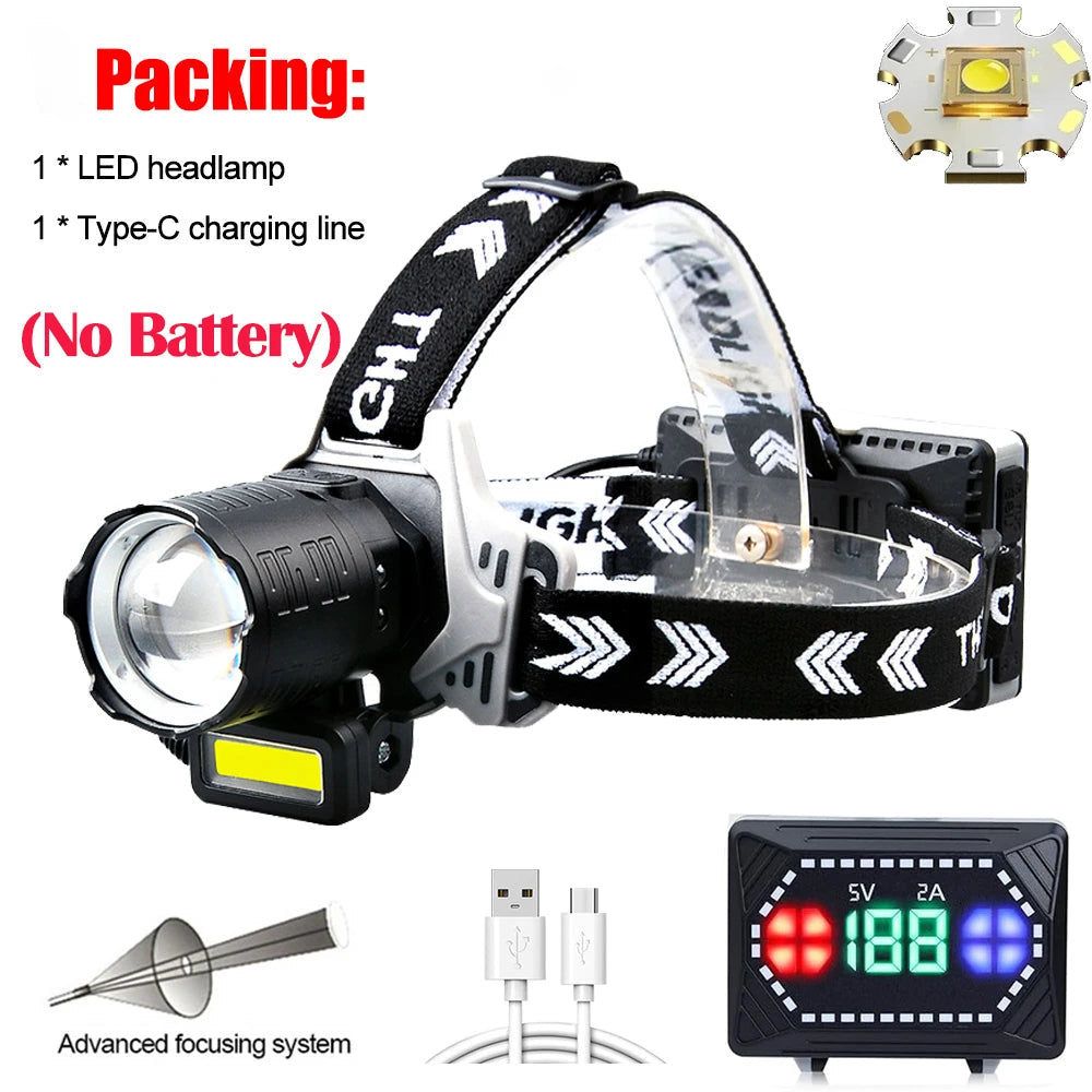 Super Bright White LED Headlamp with Motion Sensor Beargoods