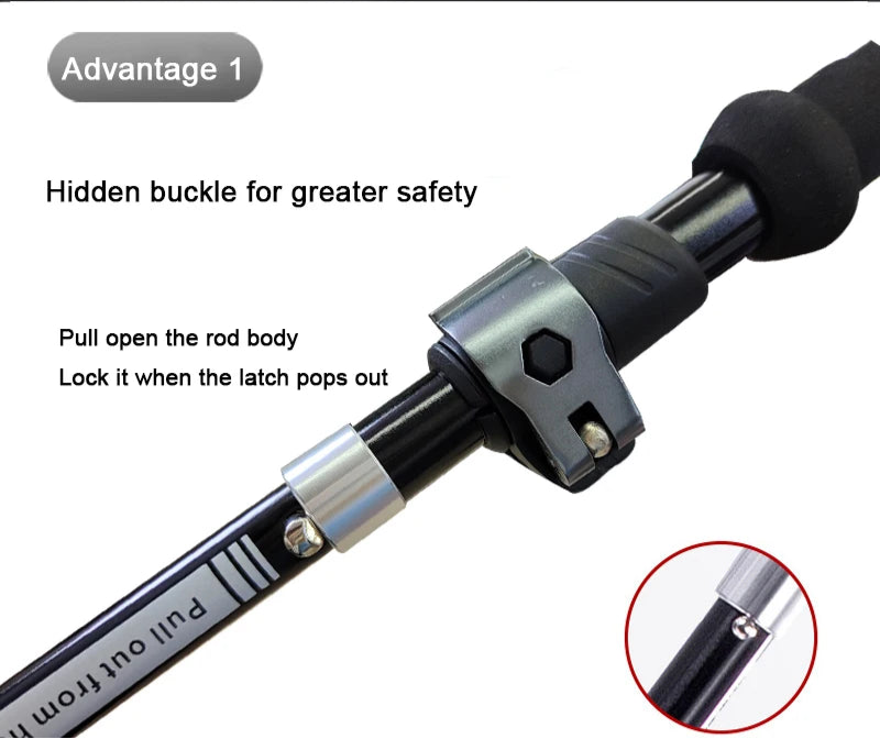 Carbon Fibre Trekking Poles Beargoods