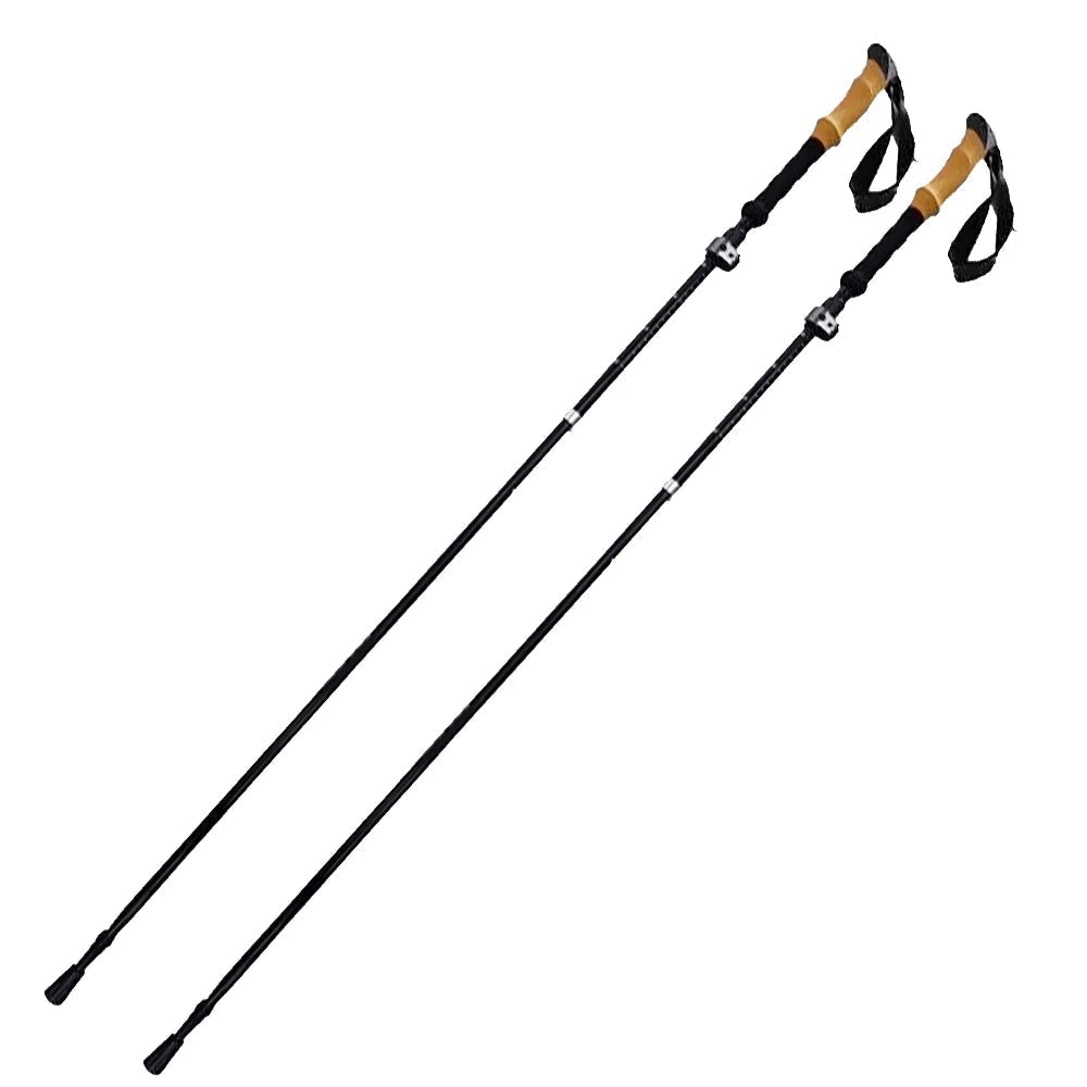 2Pcs Carbon Fibre/Aluminium Alloy Trekking Poles Beargoods
