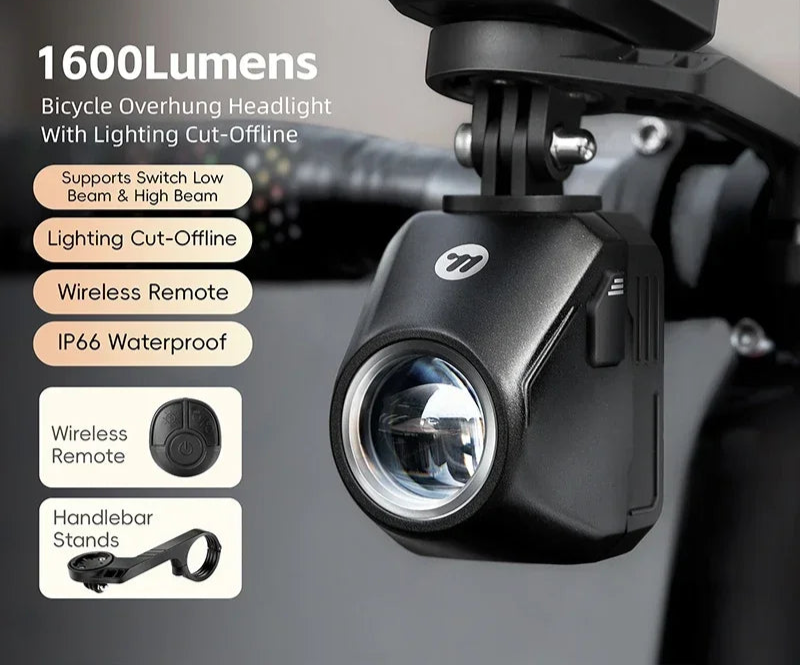 Intelligent Cycle Handlebar Headlight Beargoods
