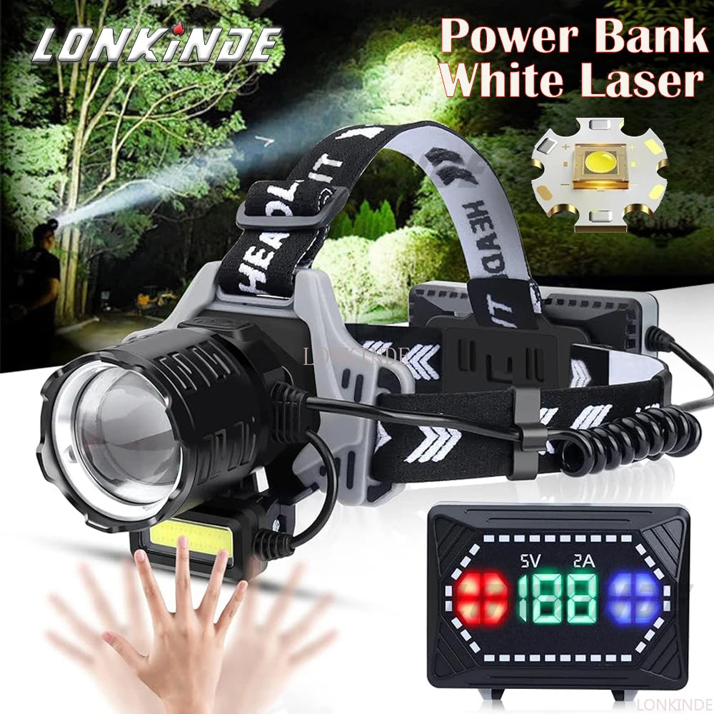 Super Bright White LED Headlamp with Motion Sensor Beargoods