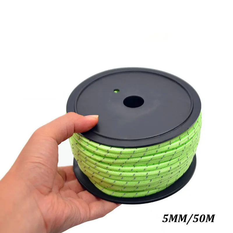 5M/10M/20M/50M Reflective Nylon Tent Rope Beargoods