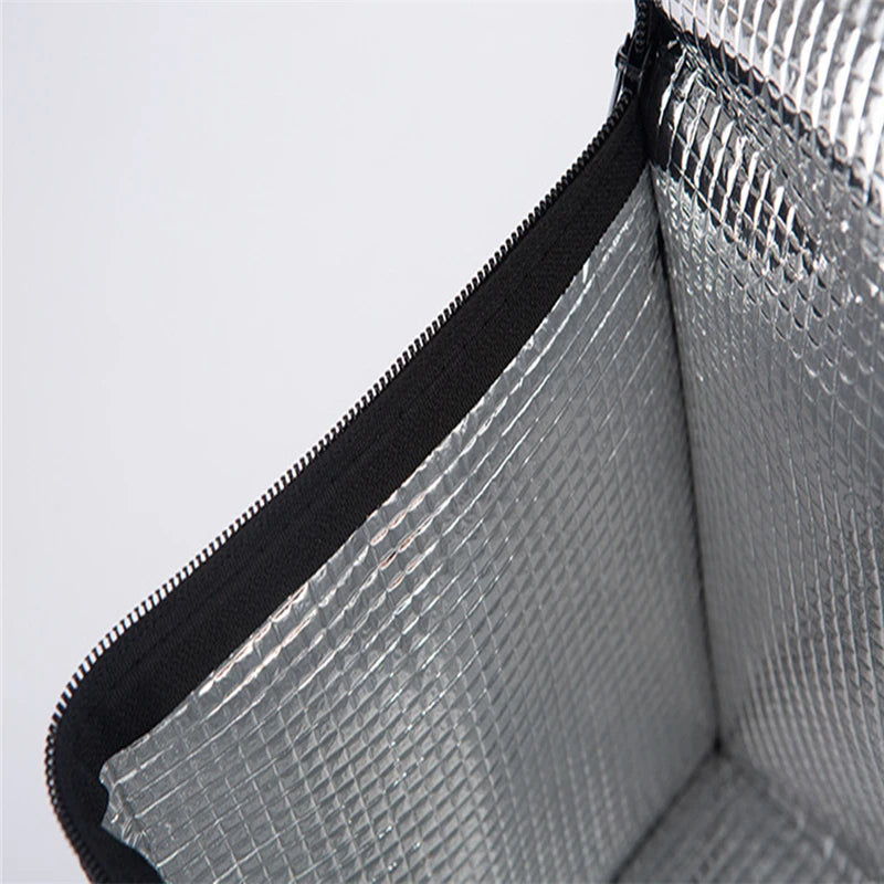 70L Insulated Thermal Cooler Bag Insulation To Keep Cold Large Capacity Portable Lunch Bag Zip Picnic Camping Tin Foil Food Bag Beargoods