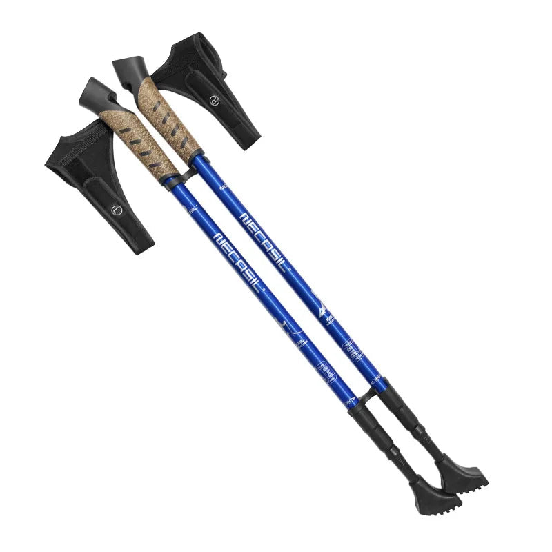 2PCS Nordic Walking Poles Telescopic Aluminium Alloy Beargoods