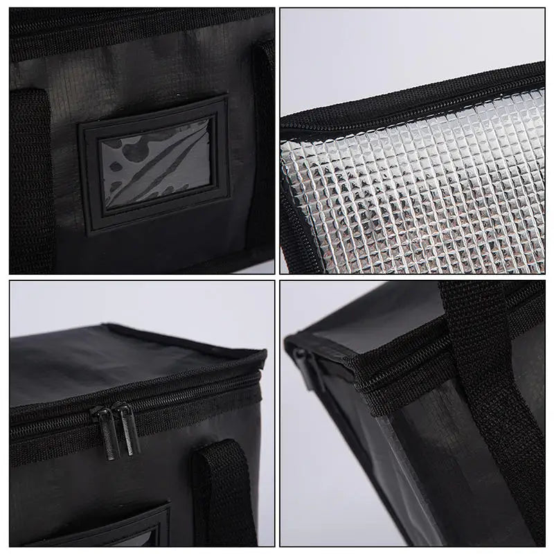 70L Insulated Thermal Cooler Bag Insulation To Keep Cold Large Capacity Portable Lunch Bag Zip Picnic Camping Tin Foil Food Bag Beargoods