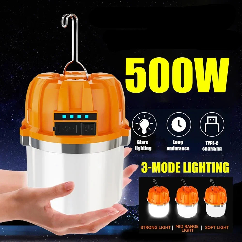 Powerful LED Camping Light USB Rechargeable Beargoods