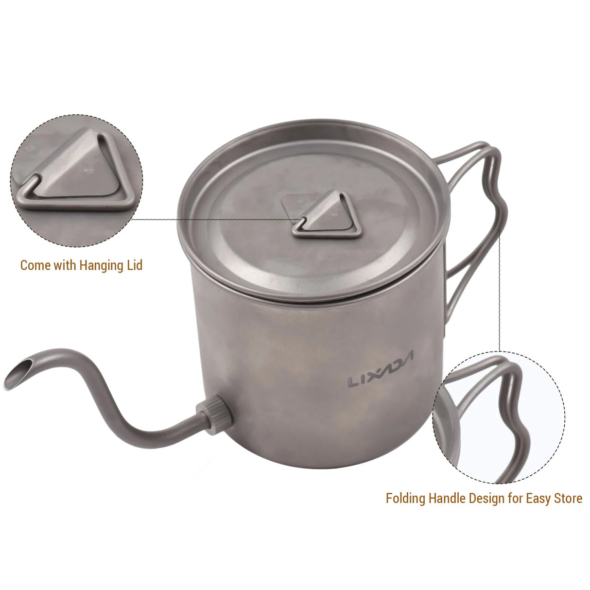 Titanium Pour Over Kettle Beargoods