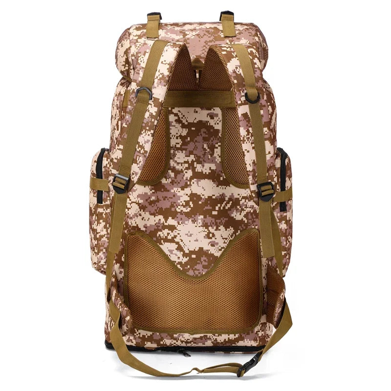 80L/100L Mountaineering Bag Climb Bag Tactical Backpacks Large Backpack Outdoors Hiking Camping Travel Bags Beargoods