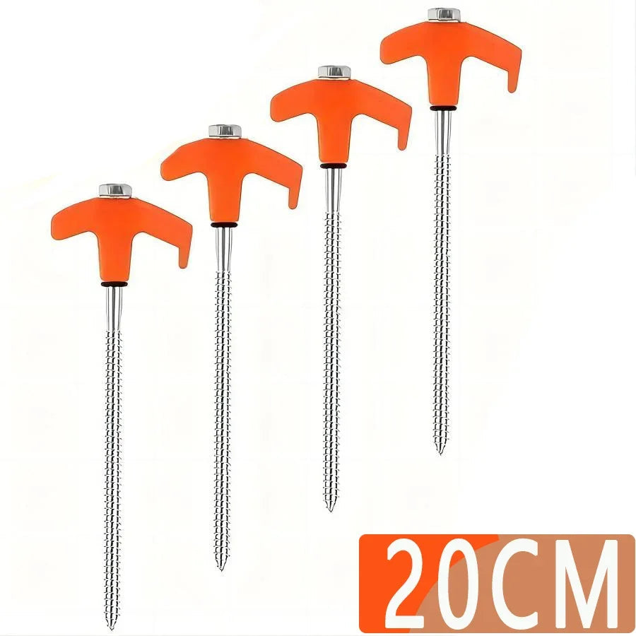4pcs Heavy Duty Tent Stakes Beargoods