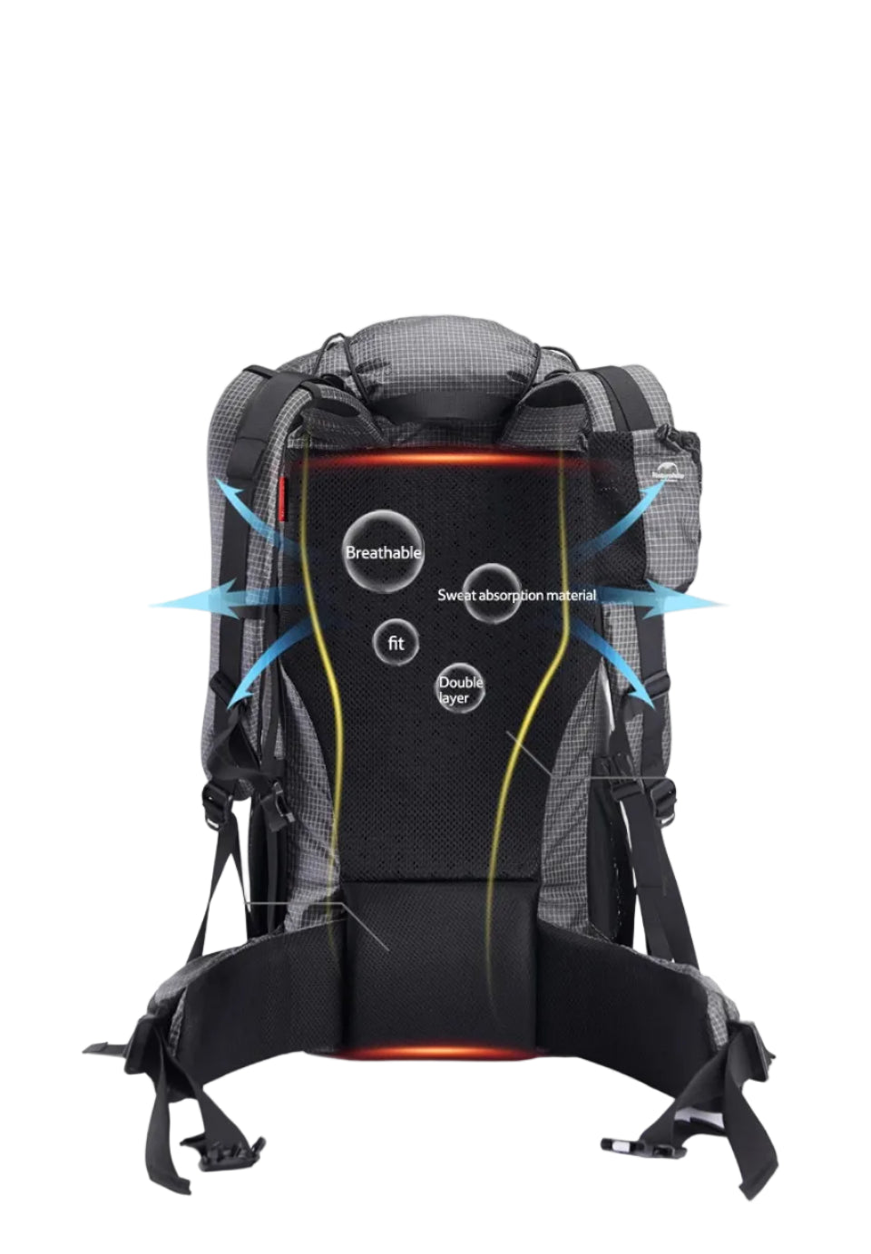 Naturehike Climbing Backpack 60+5L Camping Backpack Travel Bag Large Capacity Military Mountaineering Backpack With Rain Cover Beargoods