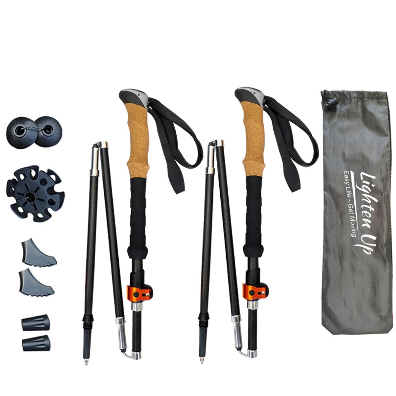 Carbon Fibre Trekking Poles Beargoods